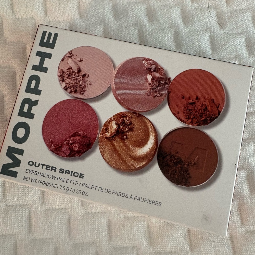 New - Morphe Outer Spice Eyeshadow Palette — Pink, Rose, Copper & Brown Tones